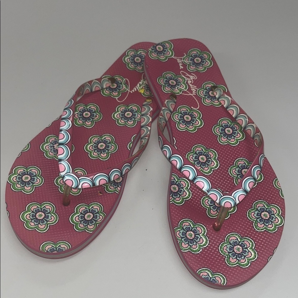 Vera Bradley Pink Floral Sandals size 7-8